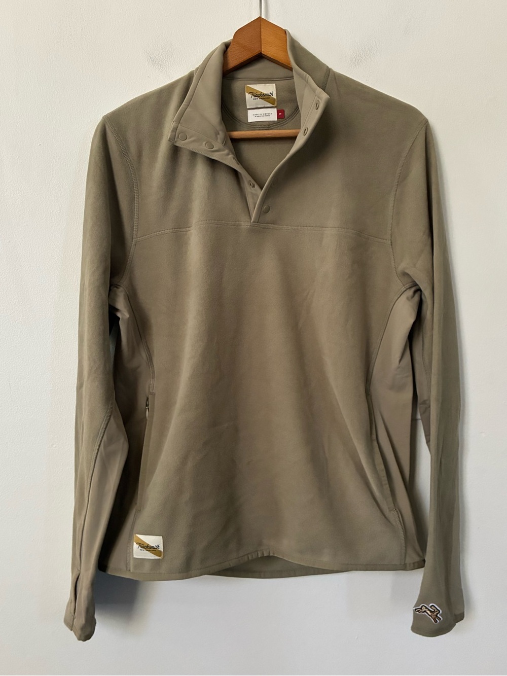 Tracksmith Franklin Fleece Quarter-Snap Fleece Pullover